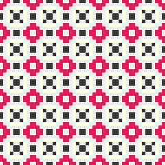 Abstract Cross Pattern generative computational art illustration