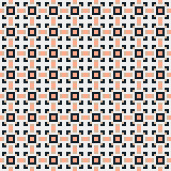 Fototapeta premium Abstract Cross Pattern generative computational art illustration