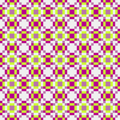 Fototapeta premium Abstract Cross Pattern generative computational art illustration