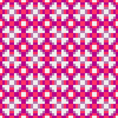 Abstract Cross Pattern generative computational art illustration