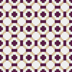 Abstract Cross Pattern generative computational art illustration