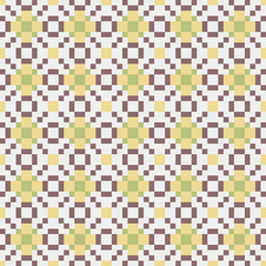 Abstract Cross Pattern generative computational art illustration