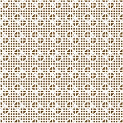 Seamless geometric ornamental vector pattern. Abstract background. Design for prints on fabrics, textile, surface, paper, wallpaper, interior, patchwork, wrapping.