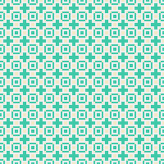 Abstract Cross Pattern generative computational art illustration