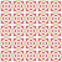Abstract Cross Pattern generative computational art illustration