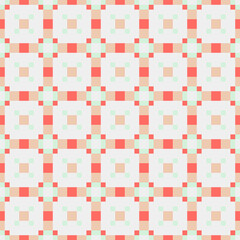 Abstract Cross Pattern generative computational art illustration