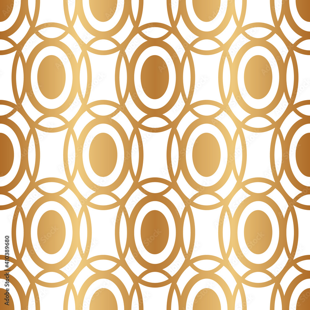 Aufkleber gold seamless pattern. abstract golden geometric patterns. repeated modern stylish texture. bohemian
