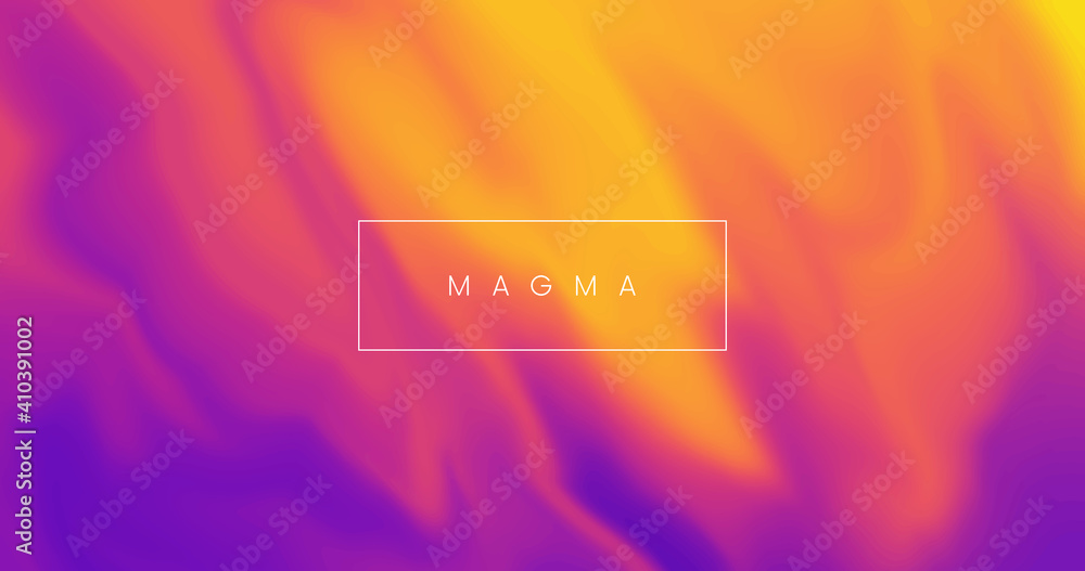 Poster Abstract blurred colorful liquid background. Vibrant gradient backdrop vector design.