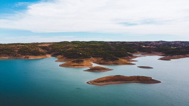 Odeleite dyke in Algarve, Alcoutim