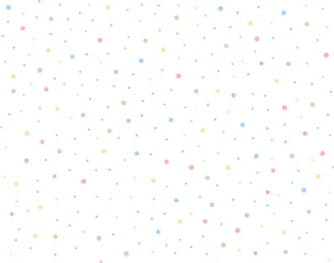  Spring and summer background. Simple light bright seamless pattern with small color dots. © Julia