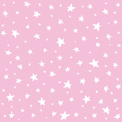 Star night seamless pattern template baby children kids