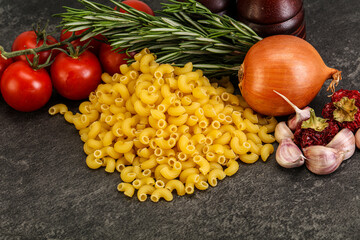 Raw Italian wheat pasta - Chifferi rigati