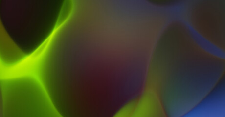 Abstract background. Fractal waves of magic energy and light motion. Colorful wallpaper template of glowing moving light shapes.