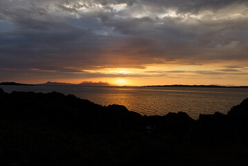 Sonnenuntergang Schottland