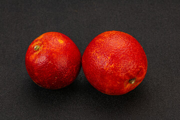 Red sweet orange over background