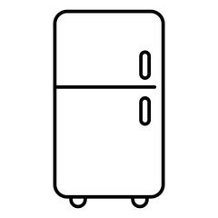 Refrigerator icon design line style