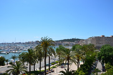 Stunning views of the port of Palma de Mallorca