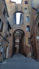 Fototapeta premium Gasse in Siena