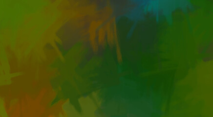 Brushed Painted Abstract Background. Brush stroked painting. Artistic vibrant and colorful wallpaper.