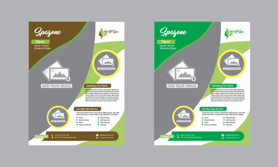 Beauty Salon Flyer Template Design 