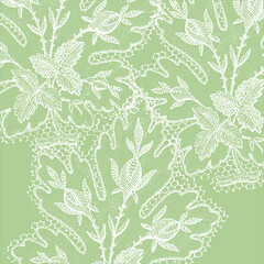 Lace background, ornamental flowers. Vector texture design, lingerie and jewelry. Your invitation cards, wallpaper.