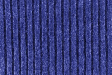 Sweater or scarf Pattern Of blue Knitted Fabric Texture Background