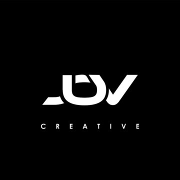 JOV Letter Initial Logo Design Template Vector Illustration