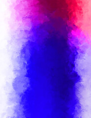 Creative abstract painting. Background with artistic brush strokes. Colorful and vibrant illustration. Painted art.