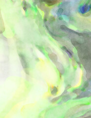 Soft watercolor wallpaper. Artistic painting with softly brushed colors. Pastel colors dabbed background. Painted abstract wall art.