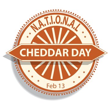 National Cheddar Day Sign and Badge