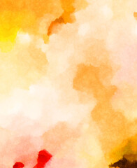 Watercolor painted background. Abstract Illustration wallpaper. Brush stroked painting. 2D Illustration.
