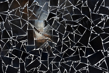 chaos mosaic from acute parts broken tile
