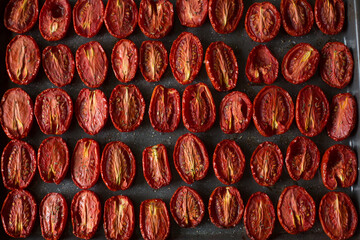 dried tomatoes . Mediterranean cuisine