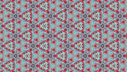 seamless geometric pattern with shapes