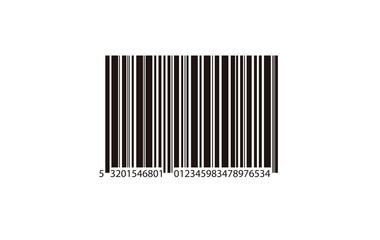 Bar code of a product that does not exist, the numbers have been changed.