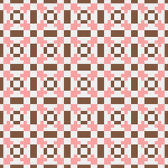 Abstract Cross Pattern generative computational art illustration