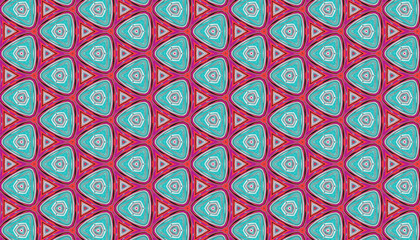 seamless geometric pattern with shapes