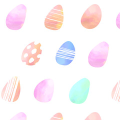 Easter eggs diagonal pattern