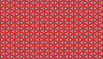 seamless geometric pattern with shapes