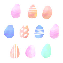 Easter eggs illustration