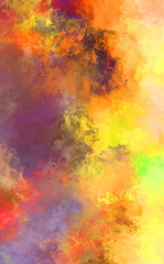 Obraz na płótnie Canvas Artistic vibrant and colorful wallpaper.Brushed Painted Abstract Background. Brush stroked painting.