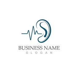 Obraz premium Hearing Logo Template