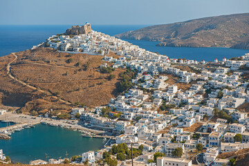 Dorf Chora auf der Insel Astypalea, Griechenland