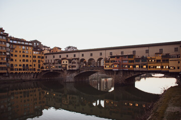 ponte vecchio reflections