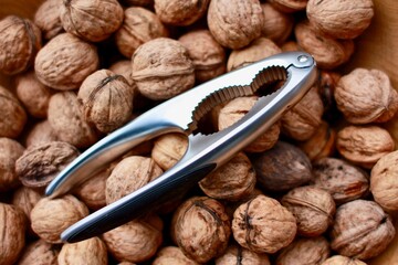 walnuts and nutcracker