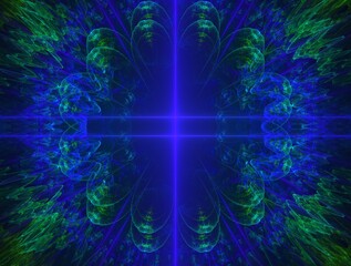 Imaginatory fractal background Image