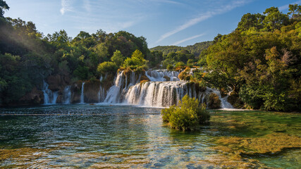 Die KRKA Wasserfälle in Kroatien