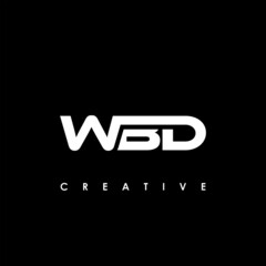 WBD Letter Initial Logo Design Template Vector Illustration