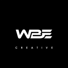 WBE Letter Initial Logo Design Template Vector Illustration