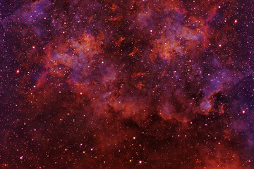 Fototapeta na wymiar Beautiful colored space with stars. Elements of this image were furnished by NASA.
